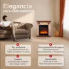 KAMINIO Chimenea eléctrica JUAN: Chimenea eléctrica de pie Vista previa de la imagen del producto 2