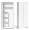 Armoire multi-usages Armoire à balais blanche 74cm Largeur Voir les images du produit 1