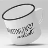 Huuraa Emaille Tasse Nürtingen  Geschenk Kaffeebecher Produktbild-Vorschau 2