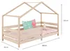Hausbett RENA aus massiver Kiefer in natur, schönes Produktbild-Vorschau 7