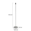 Steinhauer Stehleuchte Noor 1-flammig Stahl Matt 25x25cm Produktbild-Vorschau 5