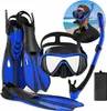 Tauchset Maske mit Schnorchelflossen zum Schwimmen Größen Produktbild-Vorschau 1