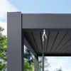 PRIMEYARD Pergola 3x6 m Aluminium Pfosten mit Lamellendach Produktbild-Vorschau 8