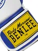 Guanti da boxe in pelle METALSHIRE Bianco/Blu 12 oz BENLEE Anteprima dell’immagine prodotto 4