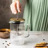 Kaffee- und Tee-Ei Glas 350ml French Press gold KLAUSBERG Produktbild-Vorschau 3