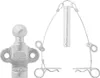 Boule d'attelage argent combinée double version D17.2/S200 Voir les images du produit 5