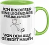 Fußballspieler Geschenk Tasse Lustige Geschenkidee Produktbild-Vorschau 1