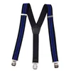 Y Hosenträger Streifen 4 cm Blau Schwarz Produktbild-Vorschau 2