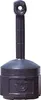 A black outdoor ashtray stand. Voir les images du produit