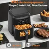 Heteluchtfriteuse, olievrij, metalen binnenruimte, 6L, Productafbeelding-voorbeeld 5