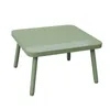 A green square table with four legs, shown from a slightly elevated angle against a white background. Anteprima dell’immagine prodotto