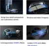 Collage of four images showing different features of a robot vacuum cleaner, with descriptive text below each image. Náhled obrázku produktu