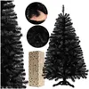 Springos® Künstlicher Weihnachtsbaum 180 cm Schwarz | Produktbild-Vorschau 1