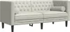 vidaXL 3-tlg. Chesterfield-Sofa-Set mit Nackenrollen Creme Produktbild-Vorschau 4