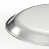 A close-up of a silver plate. Náhled obrázku produktu