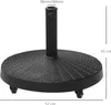 Sonnenschirmständer 25kg Schirmständer mit Rollen rund Produktbild-Vorschau 3