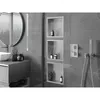 A modern bathroom with a sink, mirror, and shower niche. Náhled obrázku produktu