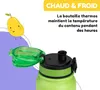 Schmatzfatz Gourde Enfant Isotherme de 550 ml, Bouteille Voir les images du produit 5