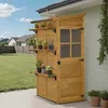 M MCombo Gartenschrank Gartenhaus Holz Wetterfest, Outdoor Produktbild-Vorschau 2