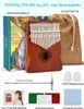 17-Tasten Mini Kalimba Daumenklavier – Mit Stimmhammer & Produktbild-Vorschau 2