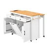 Merax Kücheninsel Servierwagen Sideboard, auf Rollen, Produktbild-Vorschau 12