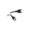 A black USB charging cable for a Xiaomi Mi Band 3 is shown against a white background. Produktbild-Vorschau