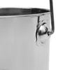 Seau en acier inoxydable - 12 L avec couvercle - Convient Voir les images du produit 4