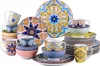 A collection of ceramic dinnerware with a colorful, intricate pattern. Náhled obrázku produktu