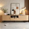 Merax TV Lowboard Rundform mit Rollo-Tür, TV-Schrank mit Produktbild-Vorschau 5