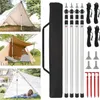 Tige de tente Jayseuw 4pcs tige de tarp télescopique en Voir les images du produit 10