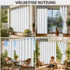 1x Garden Outdoor Vorhang Wetterfest Mit ösen Wasserdicht Produktbild-Vorschau 6