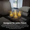 FlinQ wiederaufladbare LED-Teelichter – bewegliche Flamme – Produktbild-Vorschau 3