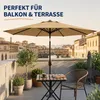 Sonnenschirm Ø2,7m Gartenschirm Terrassenschirm Marktschirm Produktbild-Vorschau 5