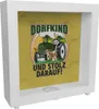 Dorf Rahmen Spardose aus Holz mit Spruch Dorfkind und stolz Produktbild-Vorschau 1