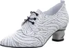 Simen Schnürhalbschuhe in weiss/weiss kombi, Gr. 39 Produktbild-Vorschau 3