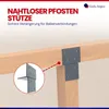 GeZu Impex Pfosten Dreiwegverbinder T-Form 121 x 121 mm Produktbild-Vorschau 3