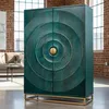 riess-ambiente Barschrank GOLDEN SUNSET 140cm türkis gold Produktbild-Vorschau 1