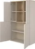 Armoire buffet Kosmo - 90x35x150cm - 4 portes -Reproduction Voir les images du produit 5
