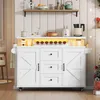 Flieks: isola da cucina mobile con piano di lavoro Anteprima dell’immagine prodotto 1