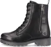 A black leather boot is shown from the side against a white background. Produktbild-Vorschau