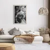 Gerahmtes Poster - Rahmen in heller Eiche - Retro Vintage Produktbild-Vorschau 7