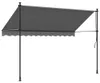 vidaXL Tenda retrattile antracite 300x150 cm in tessuto e Anteprima dell’immagine prodotto 4