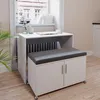 Vicco Schreibtisch Flona, 93.2 cm, Weiß/Anthrazit Produktbild-Vorschau 5