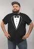 Anzug T-Shirt Smoking Tuxedo Anzug Aufdruck Fun-Shirt Produktbild-Vorschau 3