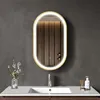 LOMAZOO Badezimmerspiegel mit Beleuchtung Oval - 40 x 70 cm Produktbild-Vorschau 1