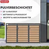 Mülltonnenbox Johan Anthrazitfarbene Mülltonnenverkleidung Produktbild-Vorschau 3
