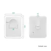 Diagrams showing the dimensions of a white LED cosmetic mirror. Podgląd zdjęcia produktu