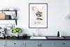 MuchoWow® Gerahmtes Poster Aquarell - Sei mutig - Zitate - Produktbild-Vorschau 4