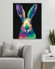 Zuty - Malen nach Zahlen - POP-ART-KANINCHEN AUF SCHWARZEM Produktbild-Vorschau 2