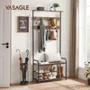 A hallway with a coat rack and shoe storage unit. Náhled obrázku produktu